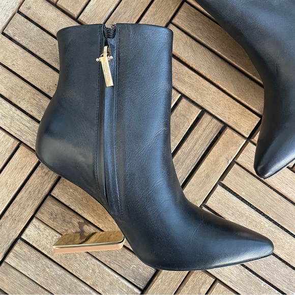 Cult Gaia- Black Kenna Leather Boots IT 36 / US 6 Minimal Trendy - Picture 8 of 12